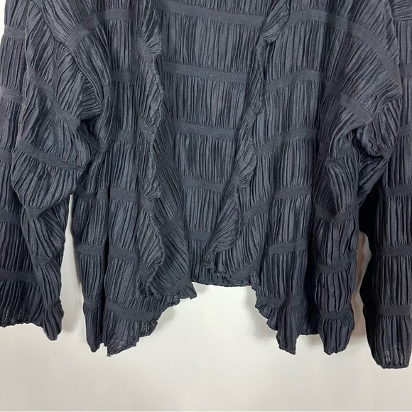 Michelle St John Cardigan 1 Loose Grunge Punk Whimsigoth Lightweight Black - Picture 4 of 6